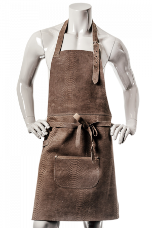 DeLuxe Leather Apron Brown Snake